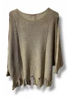 %100 Pamuk Merserize Triko Bluz Standart Beden 38-48 Uyumlu