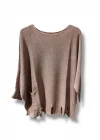 %100 Pamuk Merserize Triko Bluz Standart Beden 38-48 Uyumlu