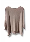 %100 Pamuk Merserize Triko Bluz Standart Beden 38-48 Uyumlu