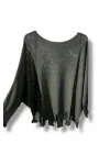 %100 Pamuk Merserize Triko Bluz Standart Beden 38-48 Uyumlu