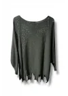 %100 Pamuk Merserize Triko Bluz Standart Beden 38-48 Uyumlu