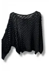 Kadın Merserize Triko Bluz Oversize Standart Beden 38-52 Uyumlu Salaş
