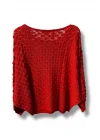 Kadın Merserize Triko Bluz Oversize Standart Beden 38-52 Uyumlu Salaş