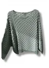 Kadın Merserize Triko Bluz Oversize Standart Beden 38-52 Uyumlu Salaş