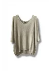Duru Oversize Merserize Triko-krem