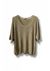 Duru Oversize Merserize Triko-bej
