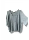 Duru Oversize Merserize Triko-gri