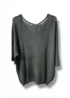 Duru Oversize Merserize Triko-haki