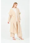 kapüşonlu kimono pantolon takım