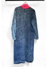 Pamuk Garnili Kot Kaftan-Fuşya