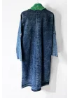 Pamuk Garnili Kot Kaftan-Yeşil