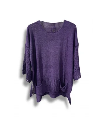 Merserize Oversize Triko Bluz – Standart Beden (38-48 Uyumlu) – Şık ve Rahat Tasarım