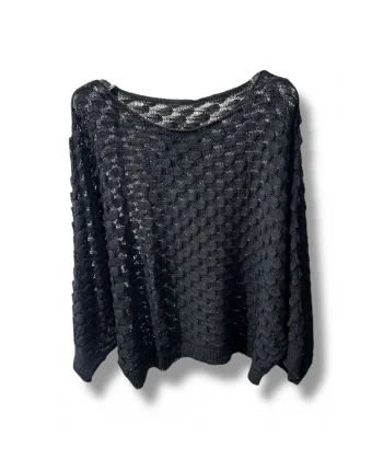 Kadın Merserize Triko Bluz Oversize Standart Beden 38-52 Uyumlu Salaş