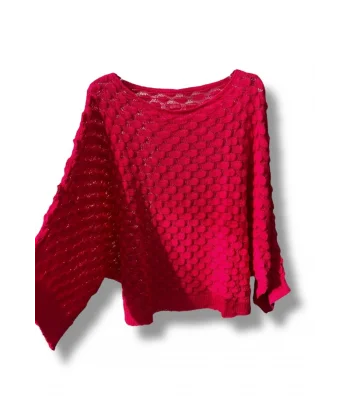Kadın Merserize Triko Bluz Oversize Standart Beden 38-52 Uyumlu Salaş