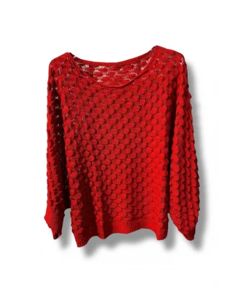 Kadın Merserize Triko Bluz Oversize Standart Beden 38-52 Uyumlu Salaş