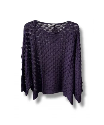 Kadın Merserize Triko Bluz Oversize Standart Beden 38-52 Uyumlu Salaş