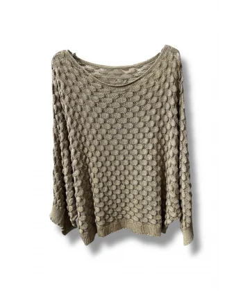 Kadın Merserize Triko Bluz Oversize Standart Beden 38-52 Uyumlu Salaş