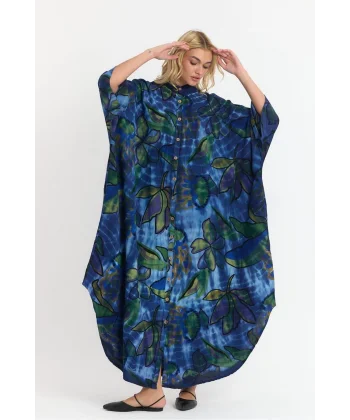 Batik dev oversize gömlek elbise
