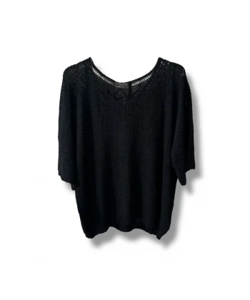 Duru Oversize Merserize Triko-siyah