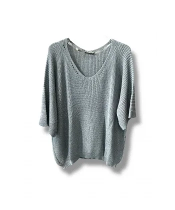 Duru Oversize Merserize Triko-gri