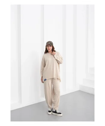 Oversize Kadın Eşofman Takımı - Basic Rahat Kesim (38-46 Beden Uyumlu)