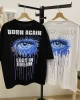 Sırt detay unisex t-shirt