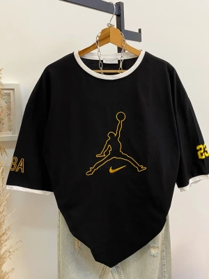Logo detay oversize t-shirt