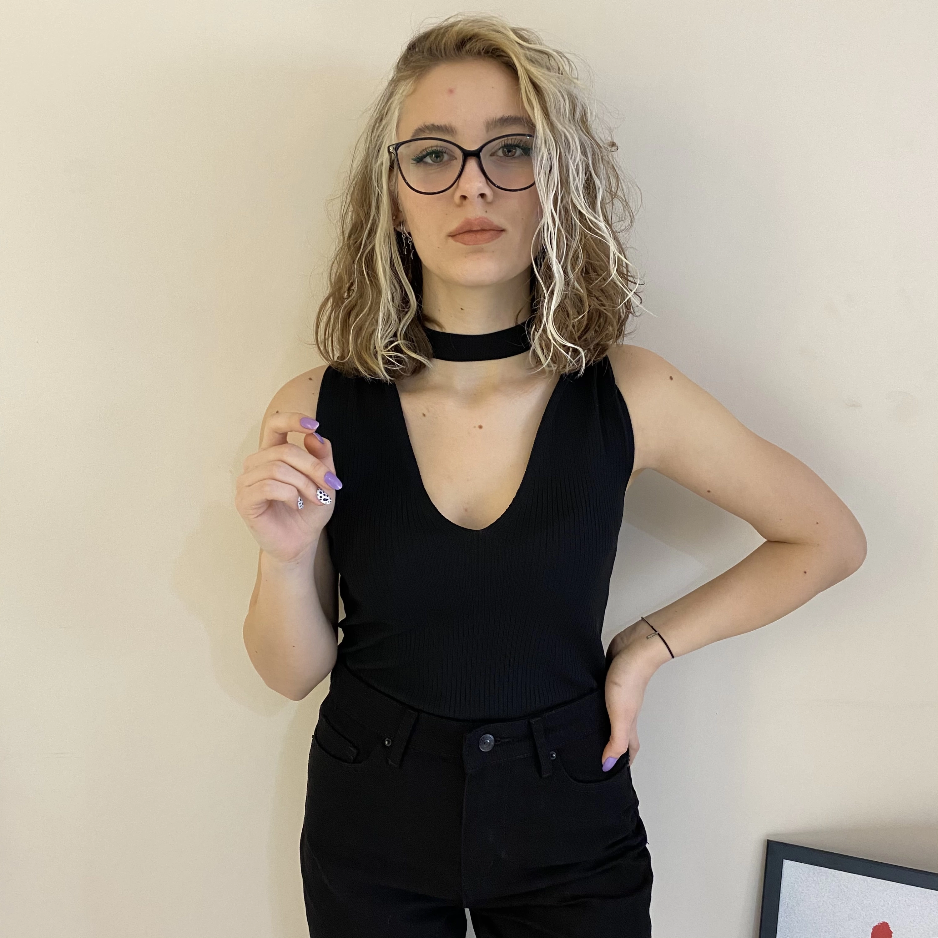 Choker yaka crop