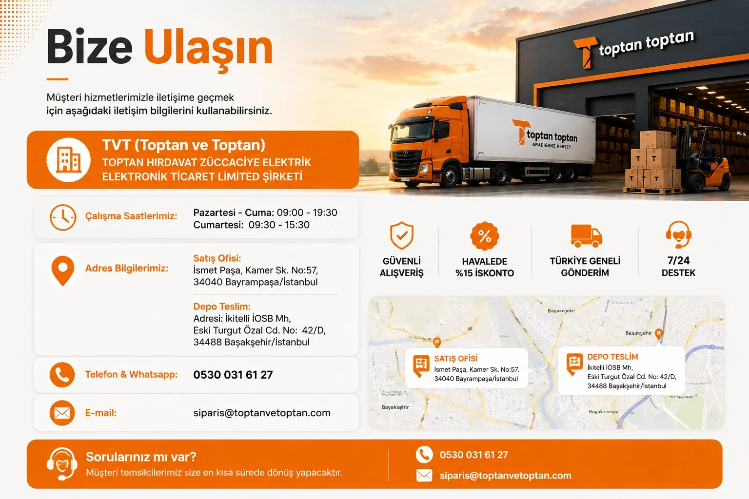 Bize Ulaşın