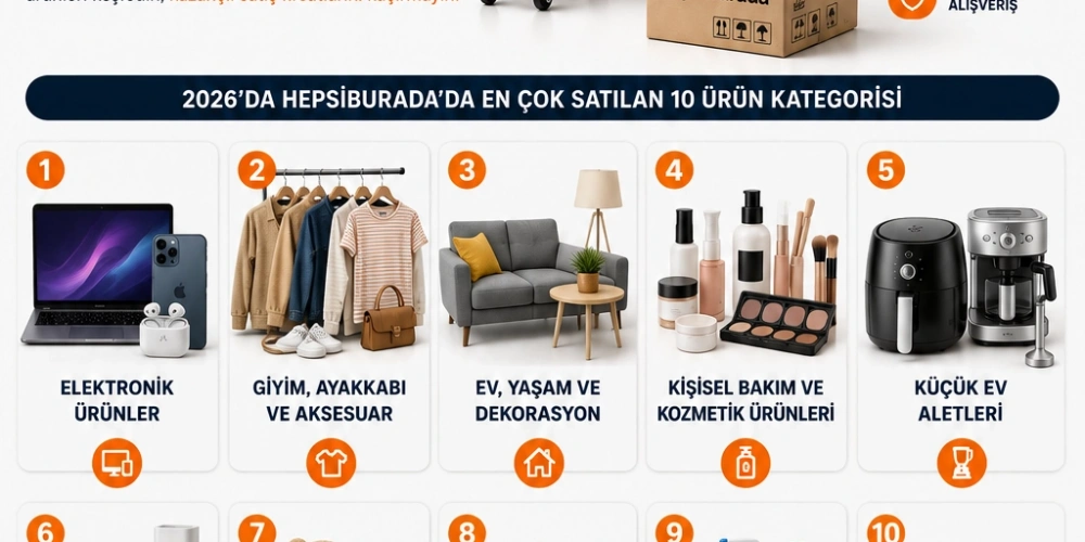 Hepsiburadada En Çok Satılan Ürünler 2026