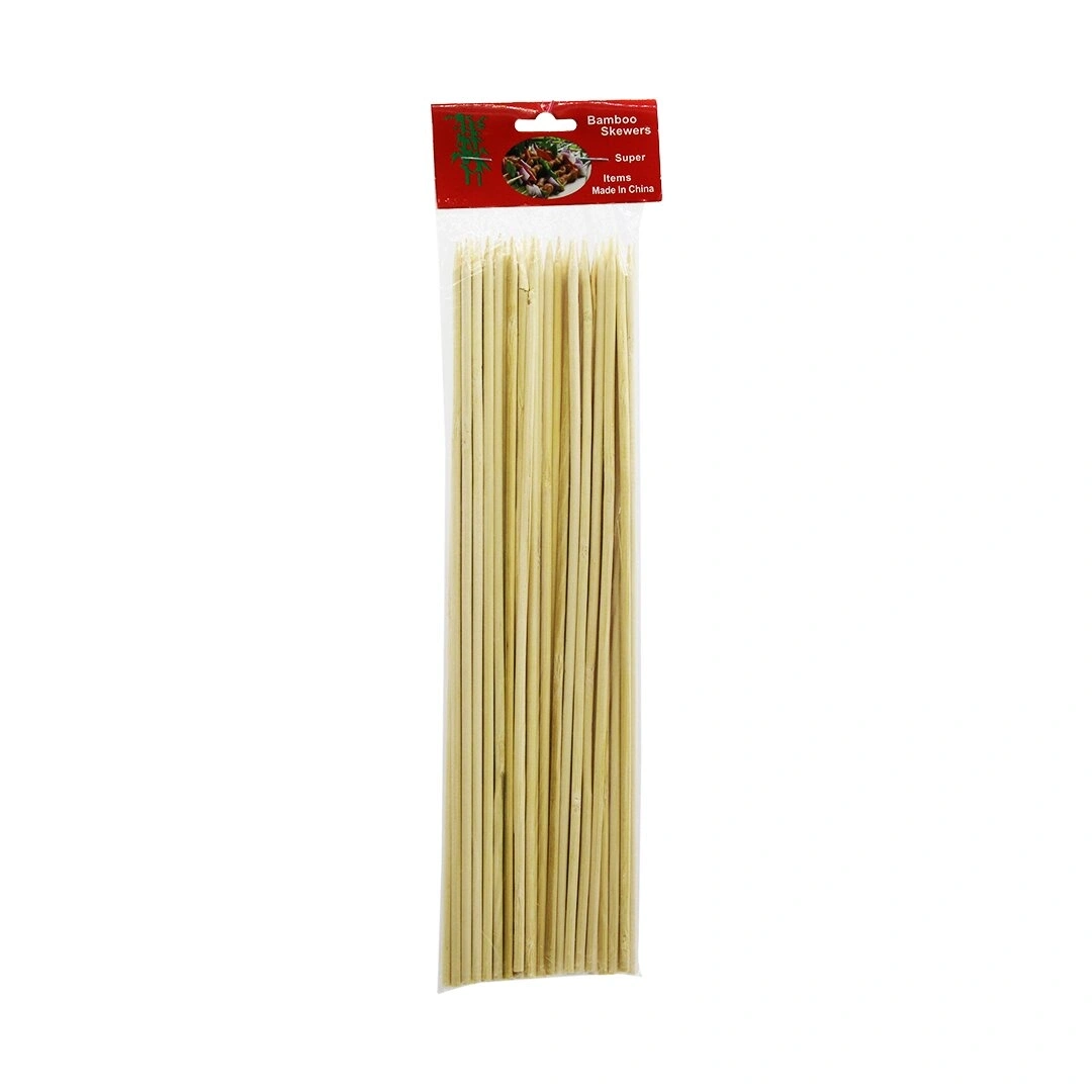 BAMBOO SKEWERS YLMZ-ÇPŞ-06 ( KALIN ) ( 30CM ) AHŞAP ÇÖP ŞİŞ ( 45PCS ±5 )*10X10