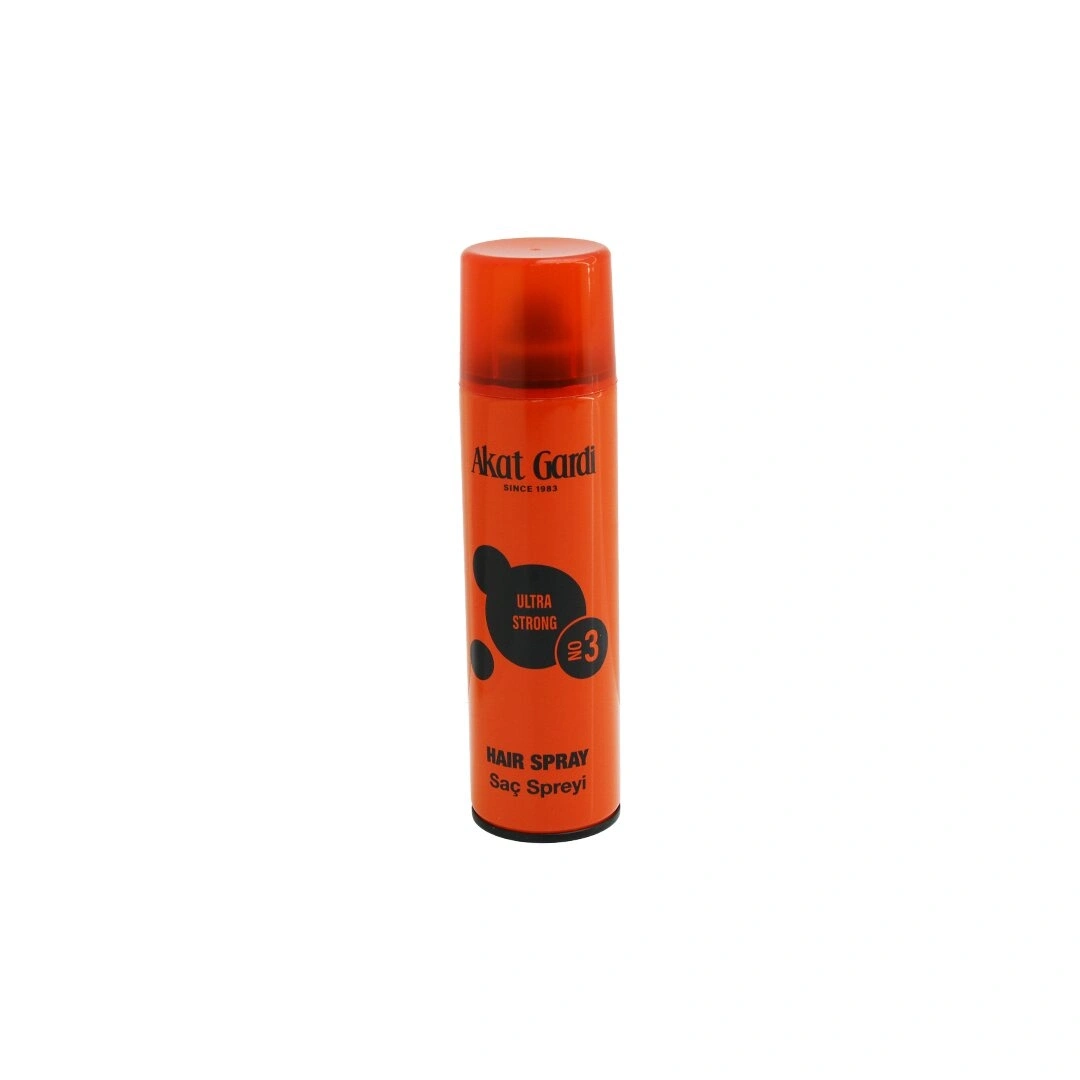 AKAT GARDİ ( ULTRA STRONG & TURUNCU ) SAÇ SPREYİ ( 180ML ) ( NO:3 )*12=K