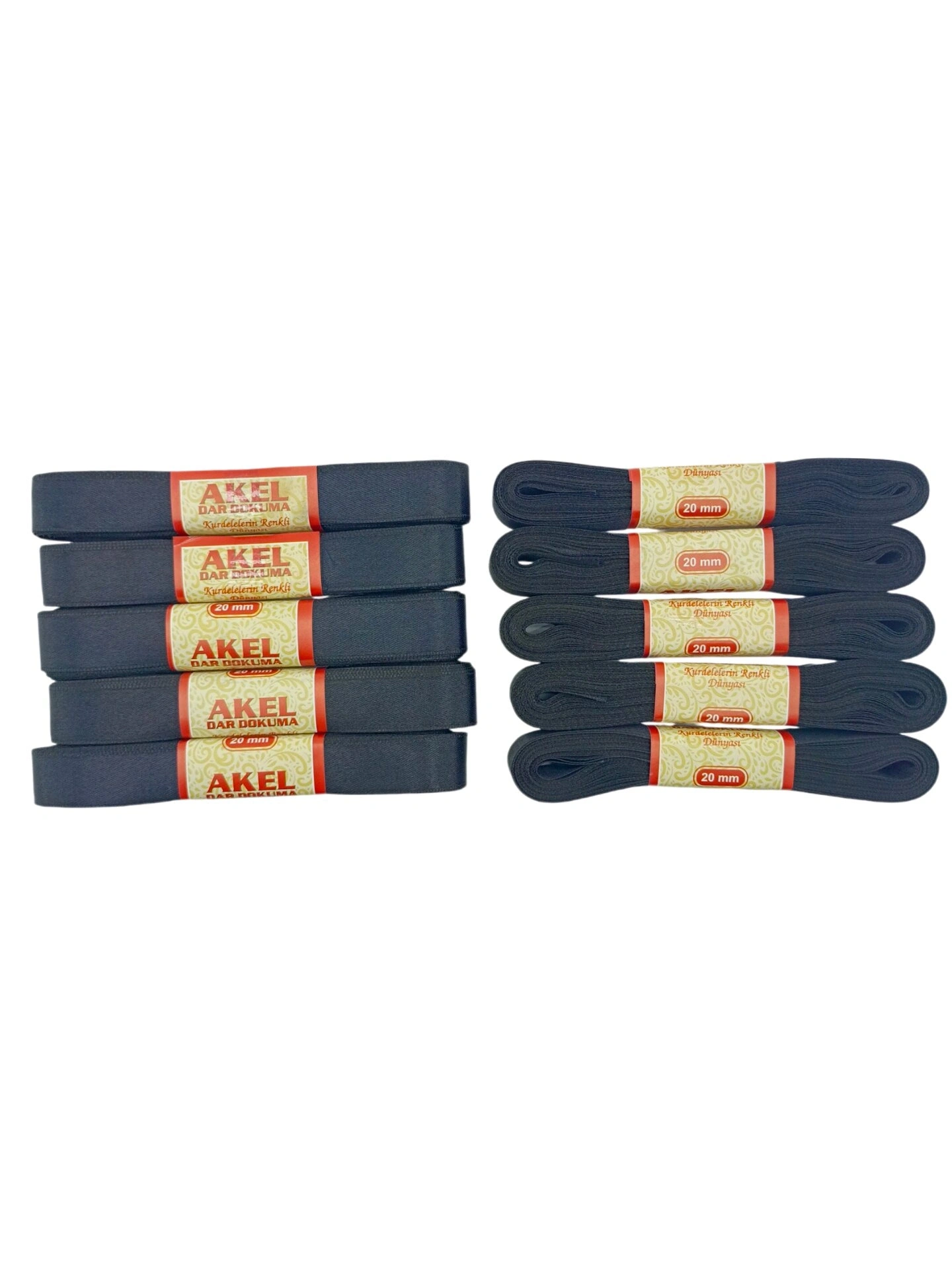 AKEL ( 2CMX10MT ) ( POŞETLİ ) ( SİYAH ) KURDELE*10X50