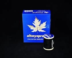 ALTINYAPRAK ( 6PCS ) ( SİYAH ) ( 900 MT ) DİKİŞ İPLİK*100