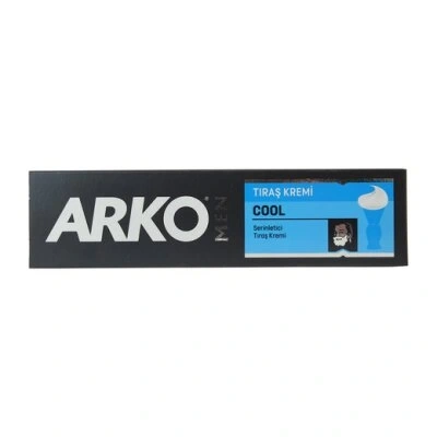 ARKO MEN ( COOL ) ( MAVİ ) ( SERİNLETİCİ  ETKİLİ ) TRAŞ ( KREMİ ) ( 90GR / 86ML )*12X6
