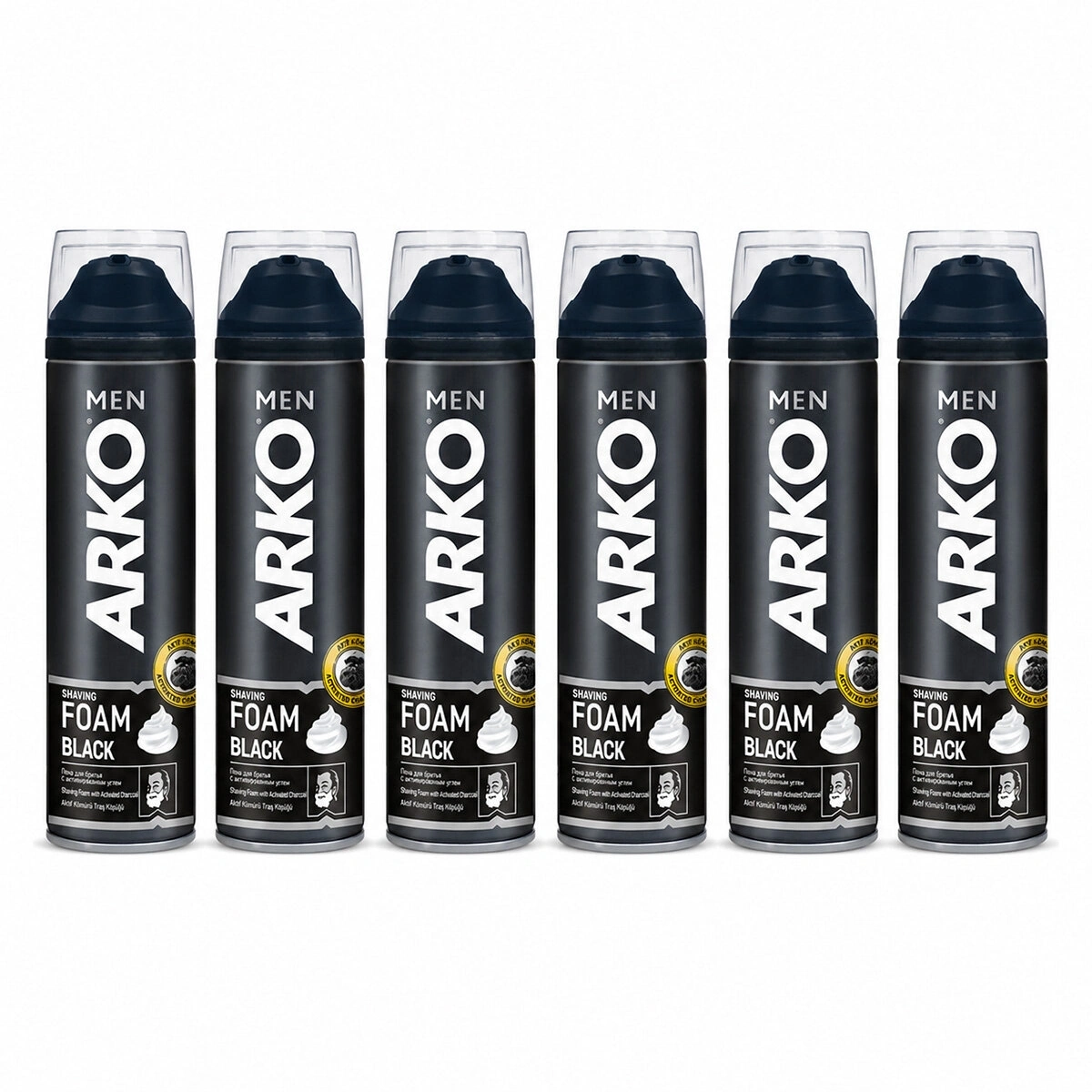 ARKO MEN ( SİYAH ) TRAŞ KÖPÜK ( 200ML )*6X4