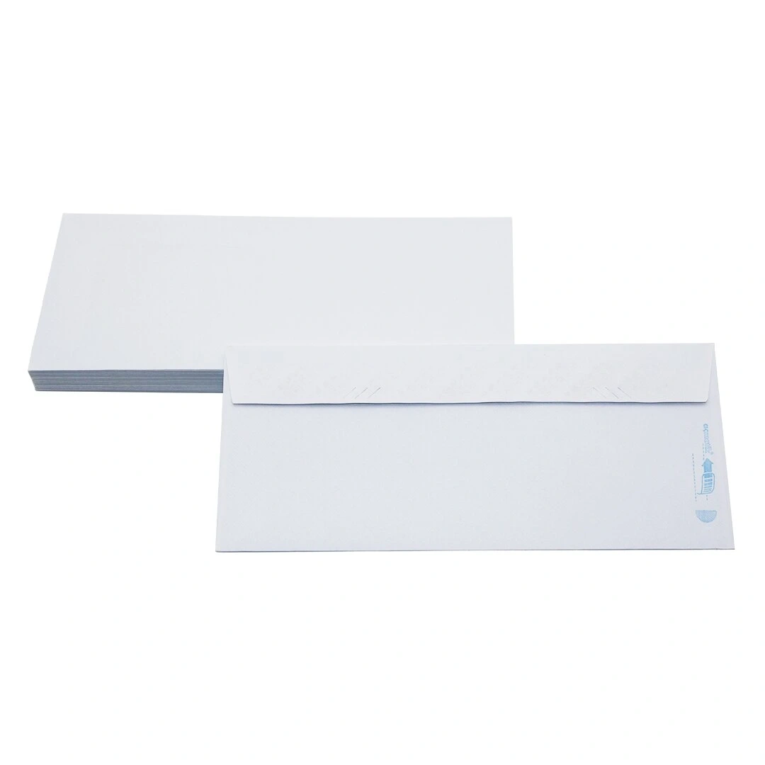 ASİL DOĞAN SA-083621 ( BEYAZ ) ( DÜZ PENCERESİZ ) DİPLOMAT ZARF 90GR.( 105X240MM ) ( 500LÜ )*1X10