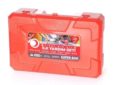 ASR-5014 ( KÜÇÜK ) İLK YARDIM SETİ (FIRST AID KIT) PLS.ÇANTALI*24