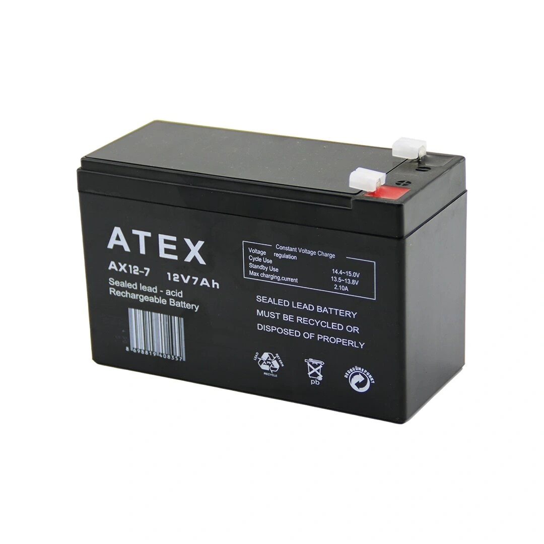 ATEX AX-12 ( KALIN ) KURU AKÜ ( 12V-7AH ) AMPER*10