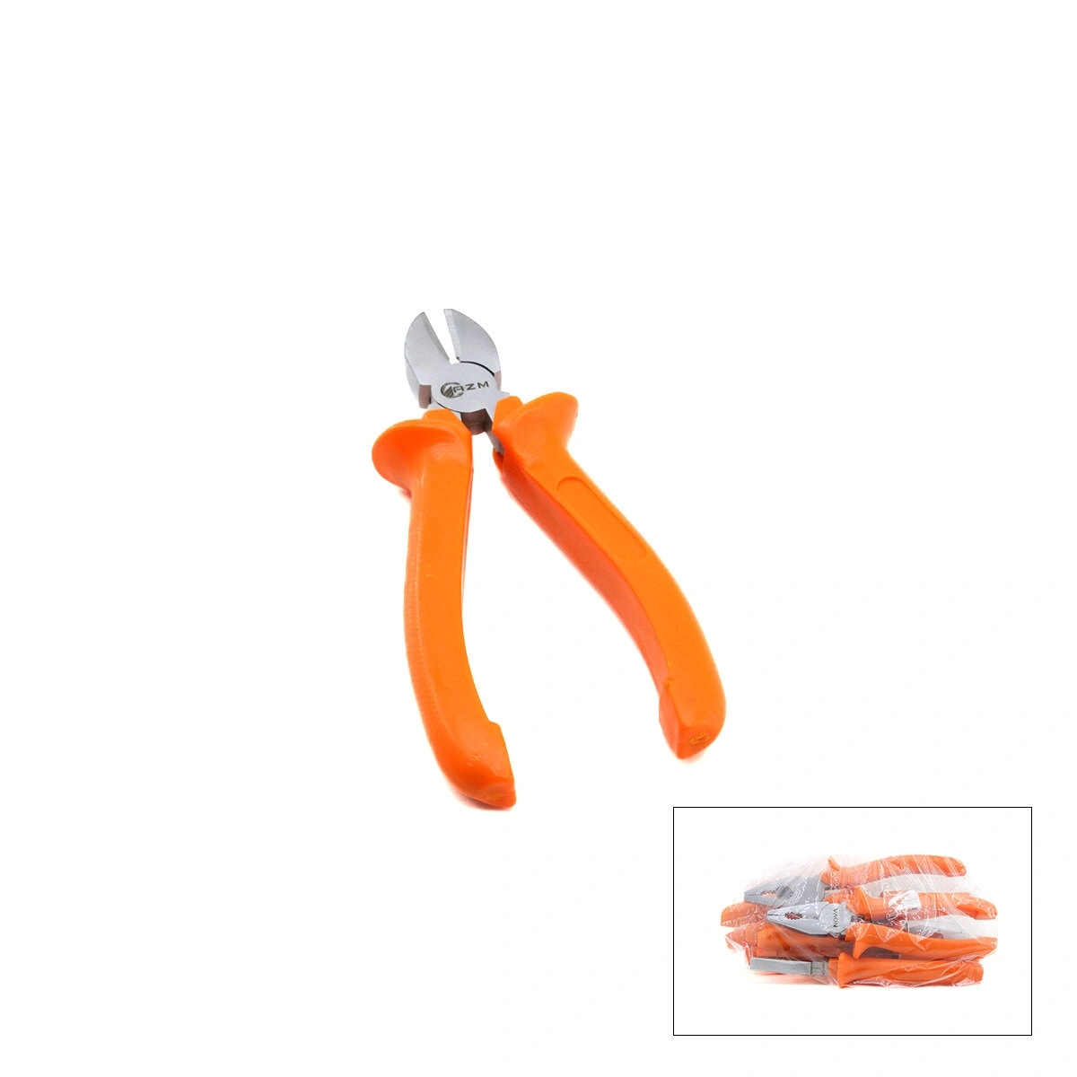 AZM ( 6 ) ( YAN KESKİ ) ( TURUNCU ) SAPLI ( Cr-V ) ( 160MM )*6X25