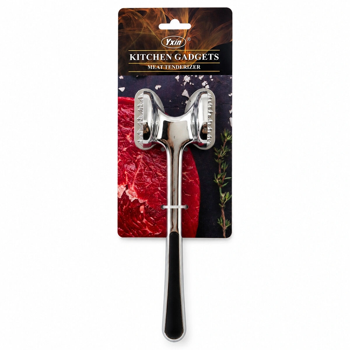BAROTTİ DMR-10284 ( ÇİFT BAŞLI & KOMPLE METAL ) ( PASLANMAZ ÇELİK ) ET DÖVECEK*72