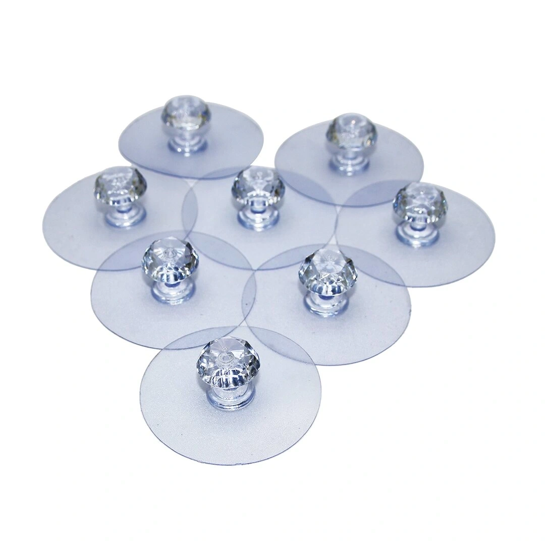 ENFA ENF-776 ( TEK DÜĞME=MİKA KRİSTAL PLASTİK ) ASKI ( ŞEFFAF PVC YAPIŞKANLI MONTAJ )*250X16