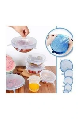 BAYSA-303 ( 6PCS ) ( SİLİKON ) VAKUM KAPAK BONE ŞEFFAF*300