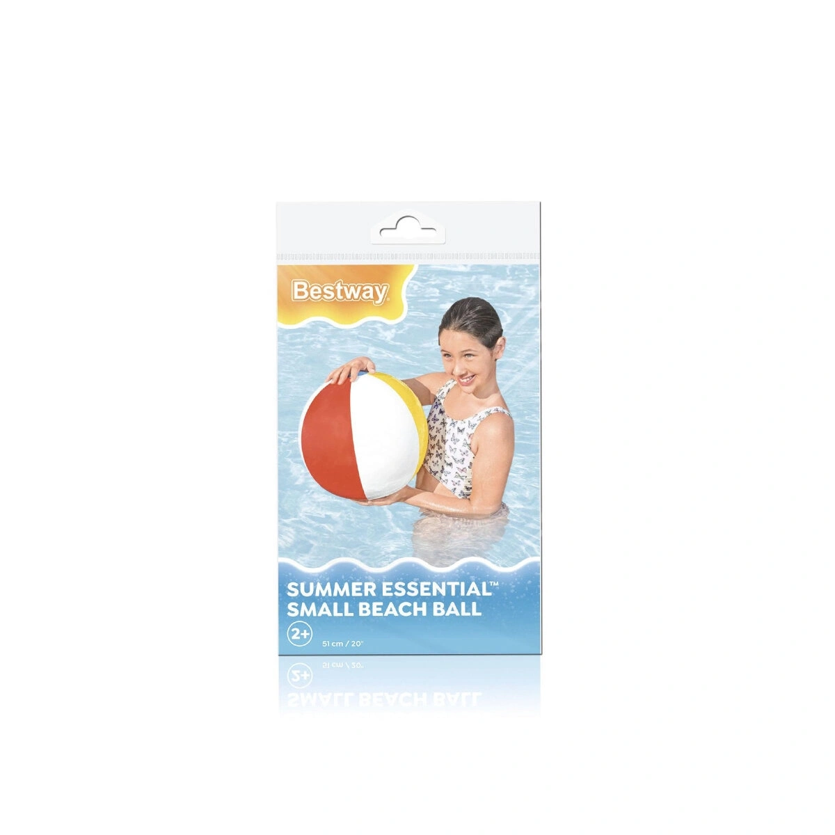 BESTWAY-31021 DİLİMLİ PLAJ & DEBİZ TOP ŞİŞME ( 51CM ) ( +2YAŞ )*36=K