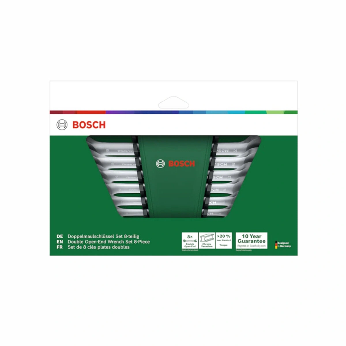 BOSCH-1 600 A03 HM8 ( 8PCS ) AĞZI AÇIK ANAHTAR SETİ ( 6/7 - 8/9 - 10/11 - 12/13 - 14/15 - 16/17 - 18/19 - 20/22 )*1