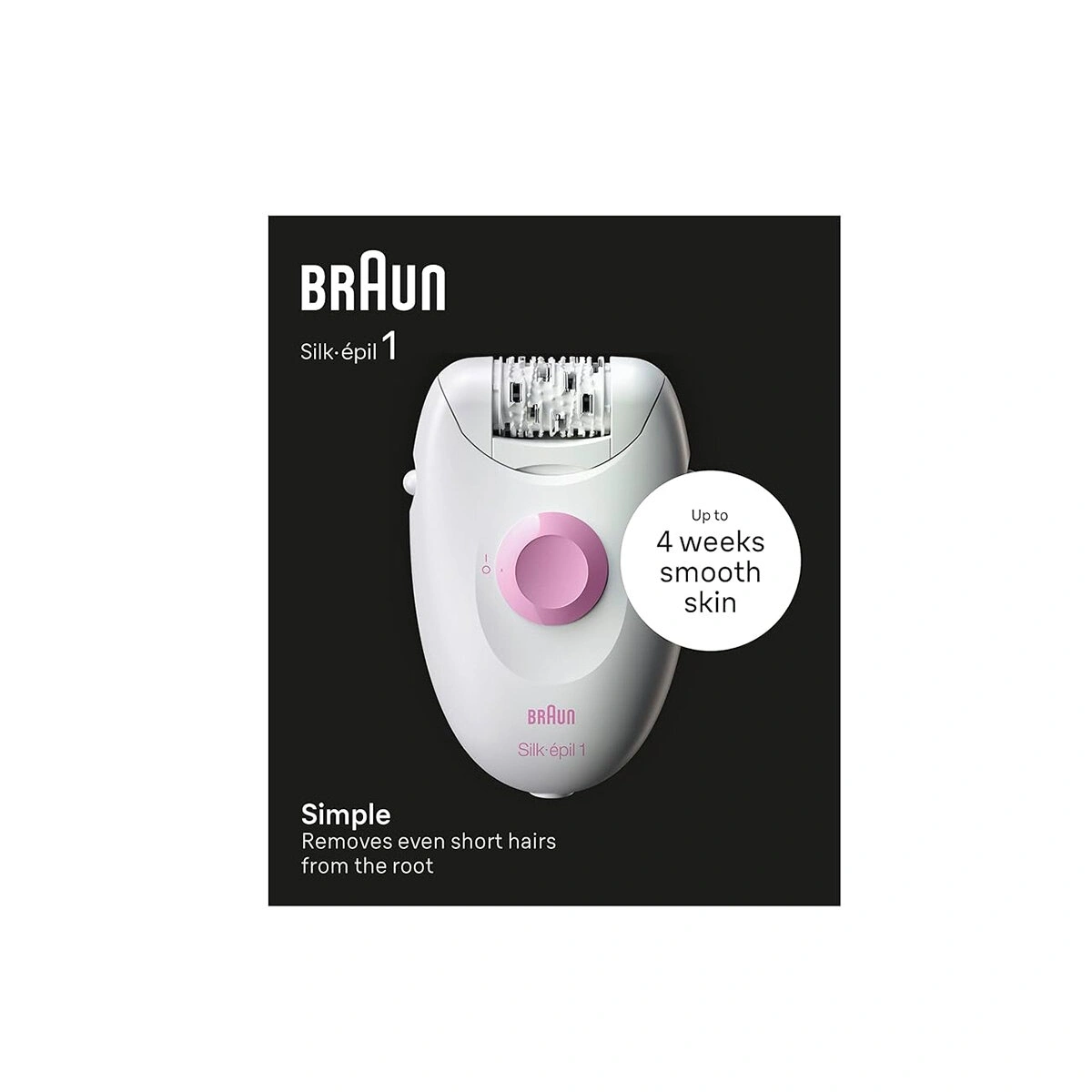 BRAUN SE(1)-010 ( SİLK•.EPİL 1 )LEGS EPİLATÖR EPİLASYON CİHAZI KUTULU*6
