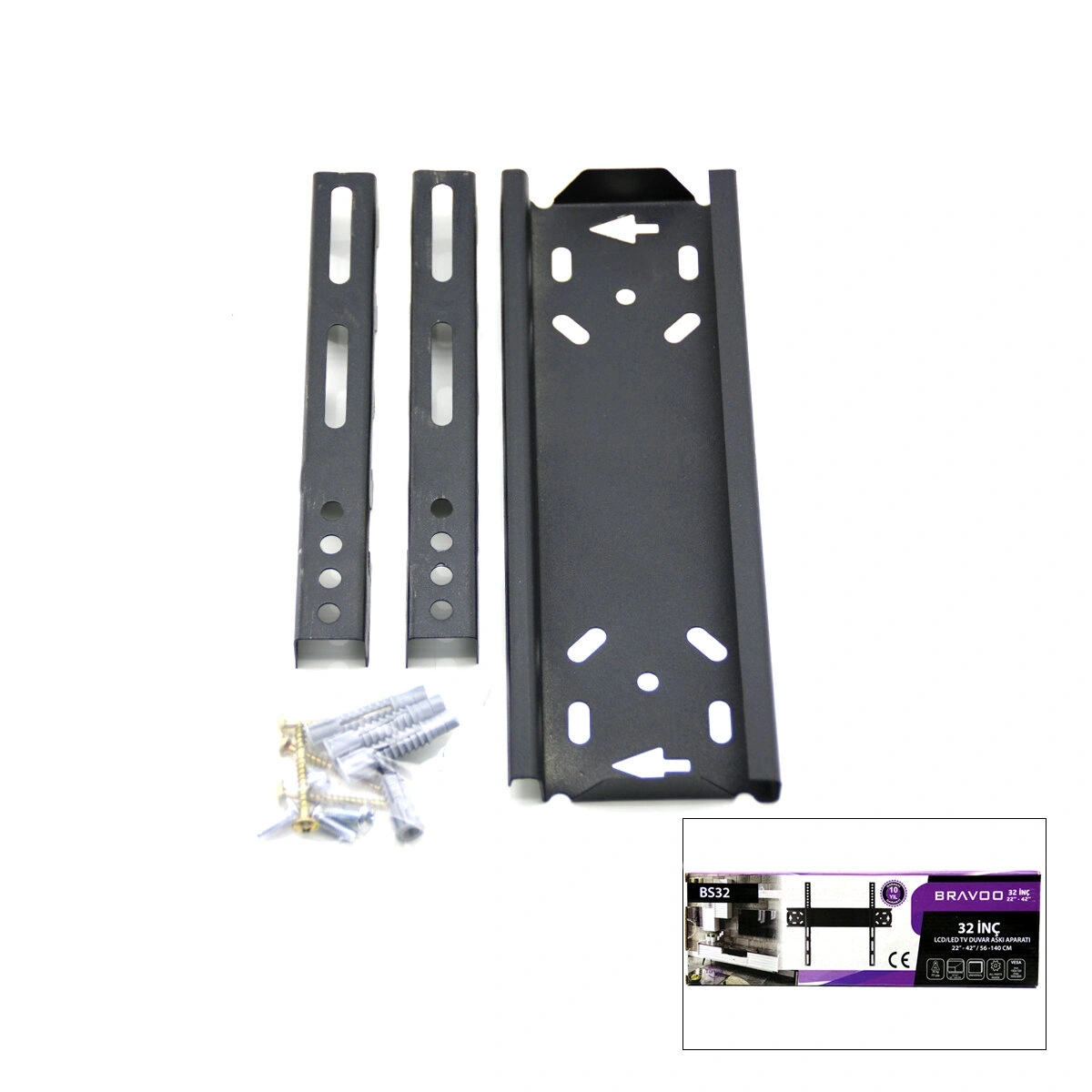 BRAVOO BS-32 ( 32 & 22 - 44 ) LCD LED SABİT TV ASKI APARATI 56X140CM*50