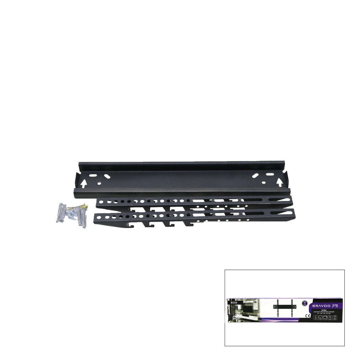 BRAVOO BS-50 ( 50 & 27 - 50 ) LCD LED SABİT TV ASKI APARATI 56X127CM*30