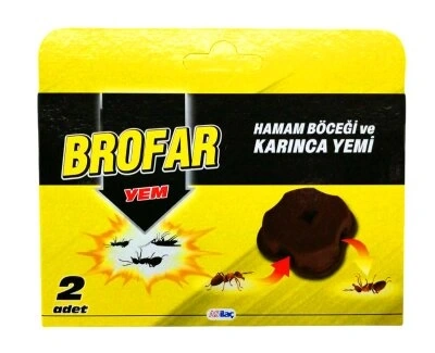 BROFAR ( 2PCS ) HAMAM BÖCEĞİ VE KARINCA YEMİ*6X8