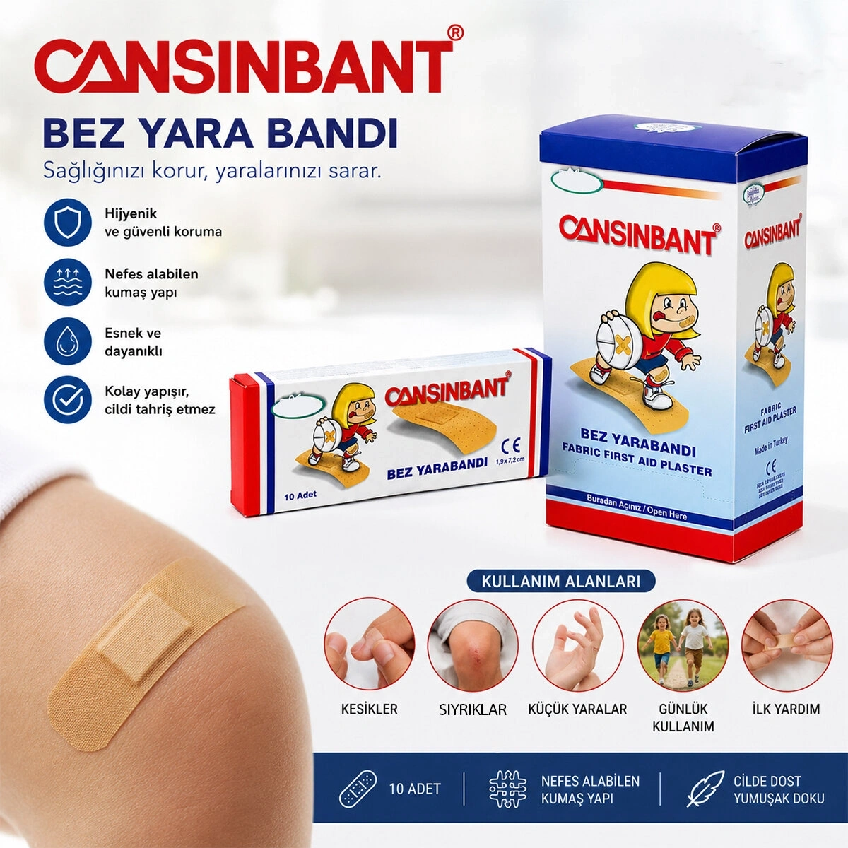 CANSIN ( 10PCS ) BEZ YARA BANTI *30X40